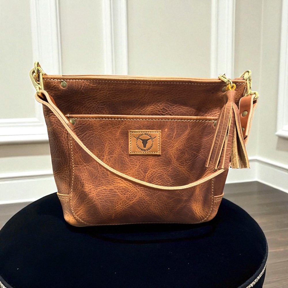 Brown Leather Shoulder Bag